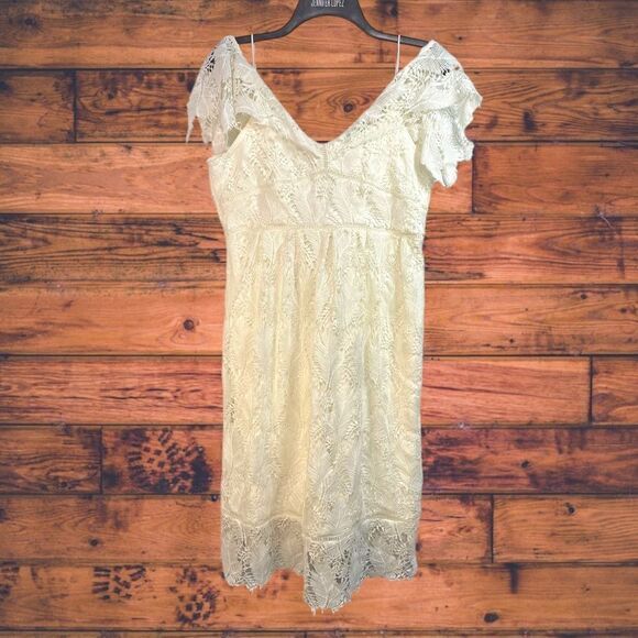 5 for $25🔥Motherhood Maternity Lace Cold Shoulder Maternity Dress Small- New - Picture 1 of 9